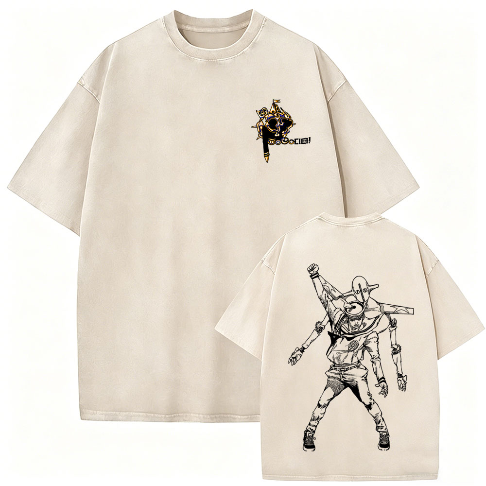 Gewassen Vintage Anime Jojo Bi - Jojo Anime Merchandise recensie en prijs